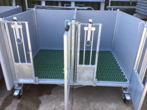 duo kalverbox met deelbare deur